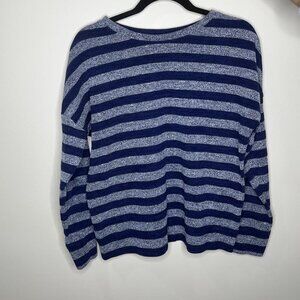 Striped Cherokee Blue and Grey Sweatshirt